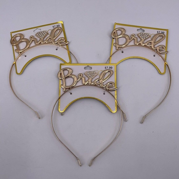 Bride Bridesmaid Lot Headbands Scrunchies Wedding Bridal Party Gifts Favors NEW - Picture 8 of 12